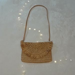 Straw Crossbody Bag!